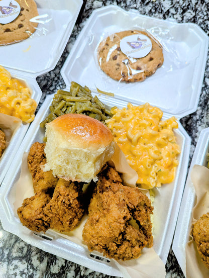 Fried Chicken Wing Plate