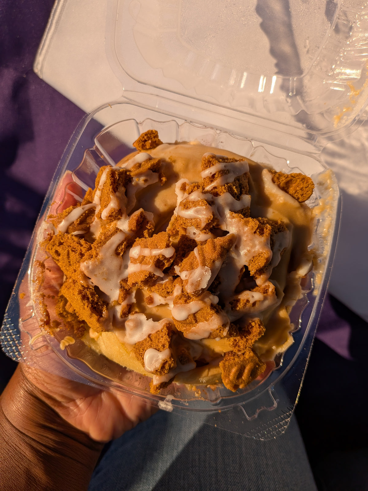 Biscoff Cinnamon Roll