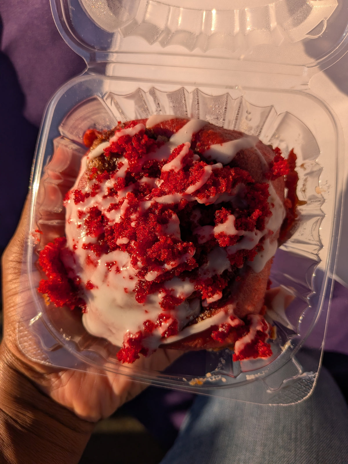 Red Velvet Cinnamon Roll